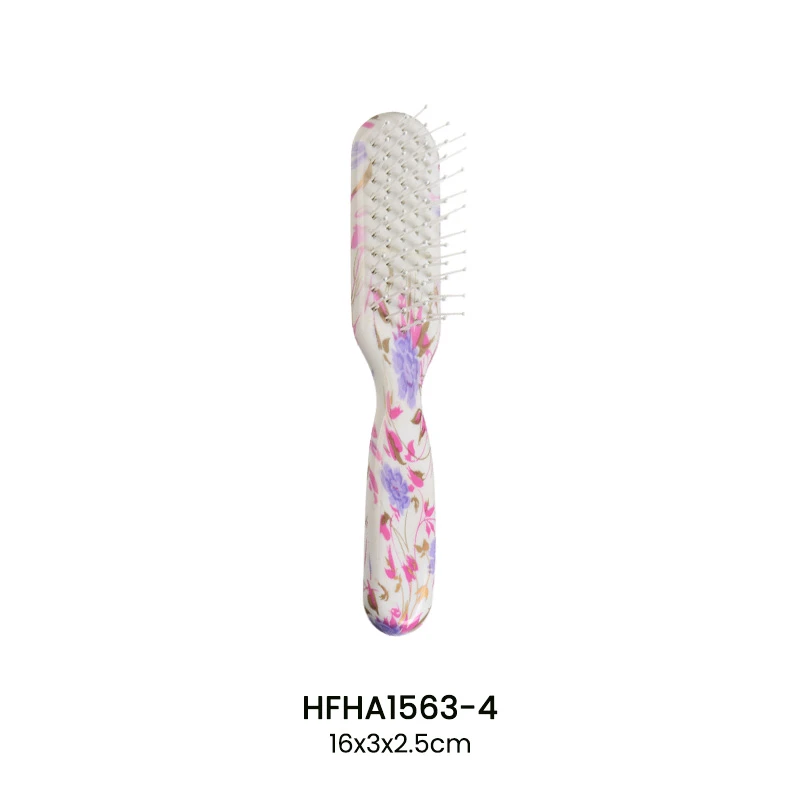 さまざまな毛を備えたカスタムカラーのウェットヘアブラシ