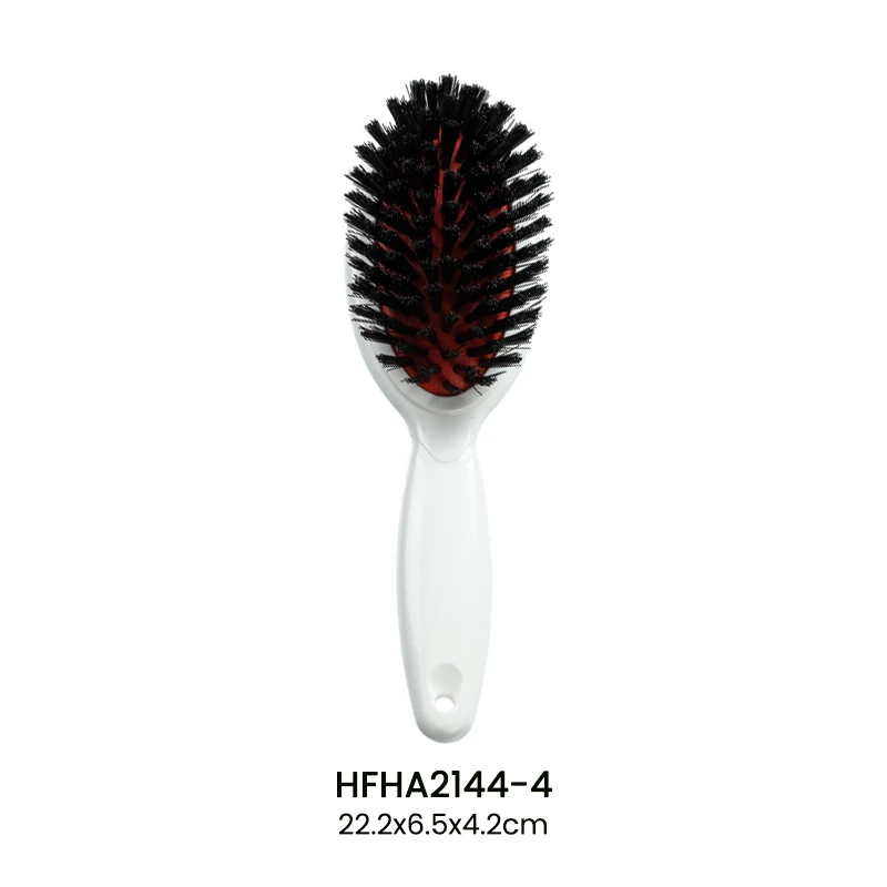 ABSプラスチック楕円形パドルヘアブラシ