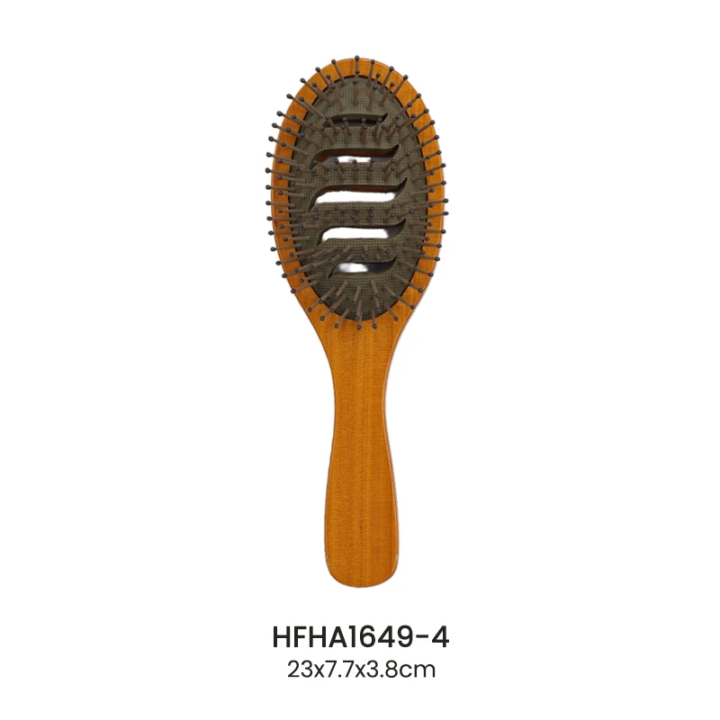 FSCウッドデタングルヘアブラシ(茶色塗料付き)