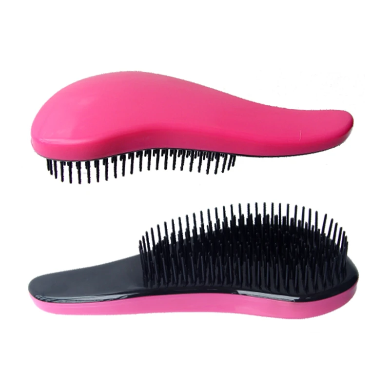 重ね歯付き小型もつれほぐしヘアブラシ