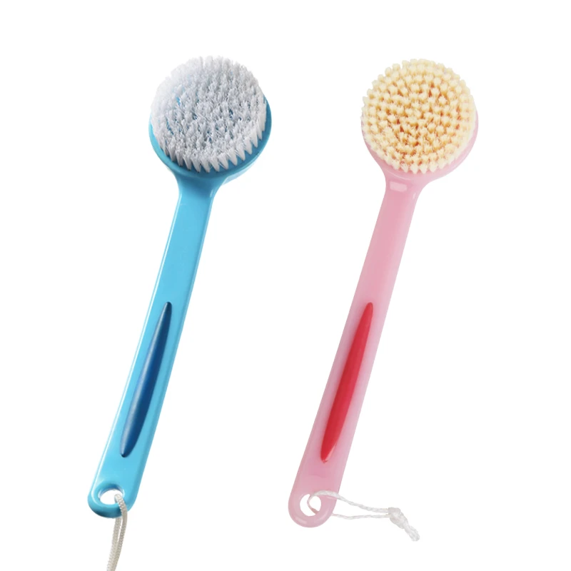 滑り止めロングハンドルプラスチックバスブラシ