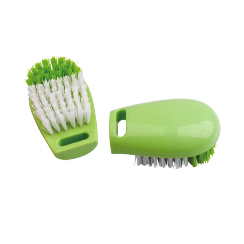 卸売用の着色されたプラスチックデュアルカラー毛クリーニングブラシ