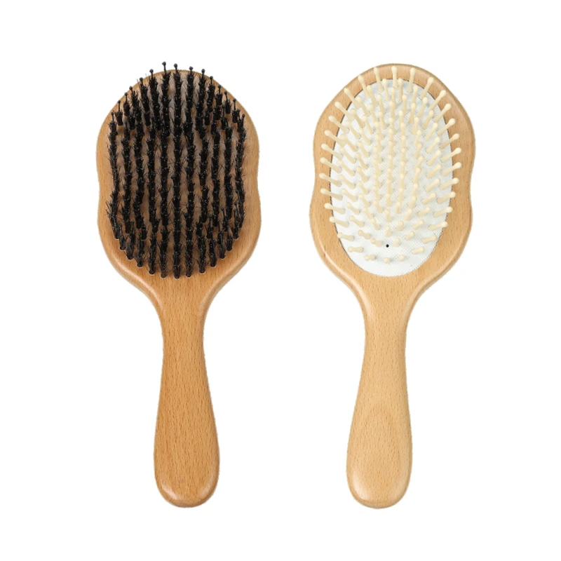 かわいいひょうたん ブナ材 頭皮ケア ヘアブラシ