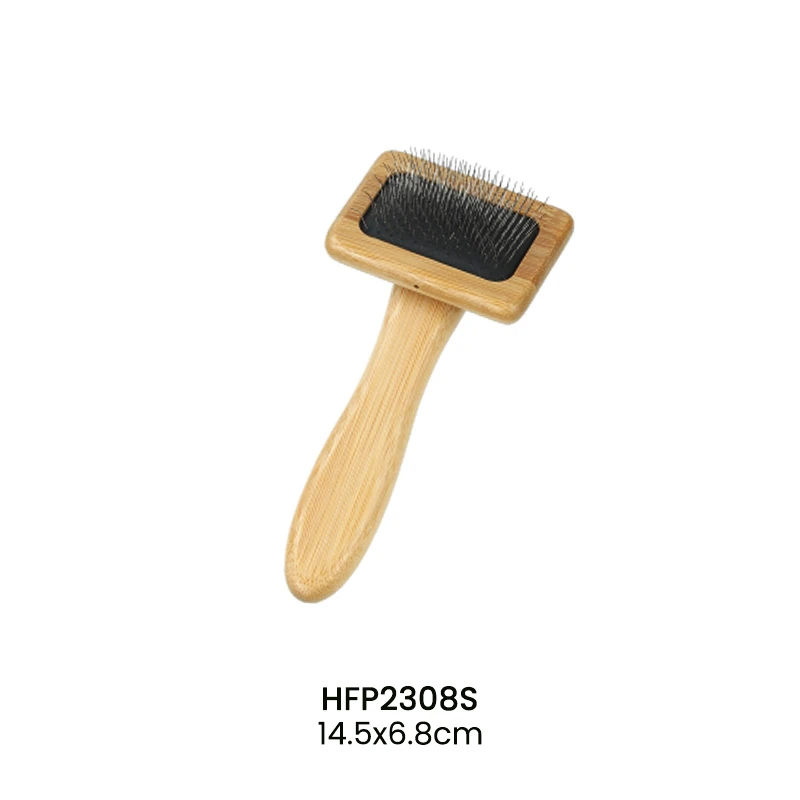 ECO-BAMBOO 汎用スリッカーブラシ スチールピン付き