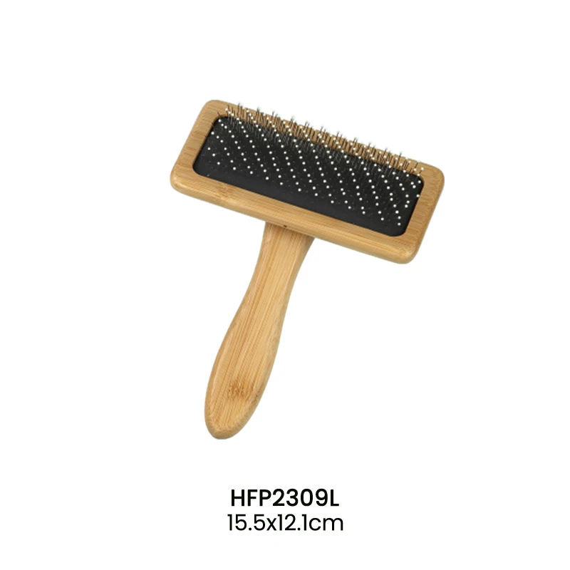 ECO-BAMBOO 汎用スリッカーブラシ スチールピン付き