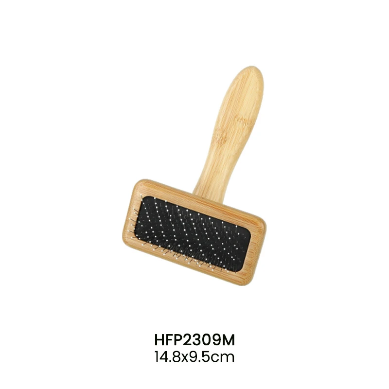ECO-BAMBOO 汎用スリッカーブラシ スチールピン付き