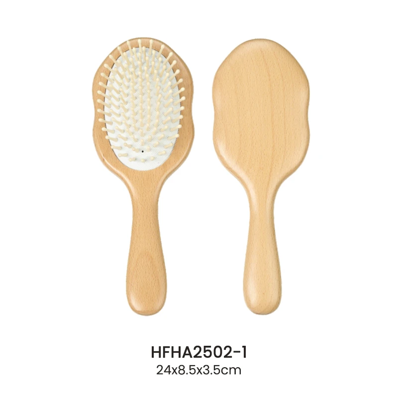 かわいいひょうたん ブナ材 頭皮ケア ヘアブラシ