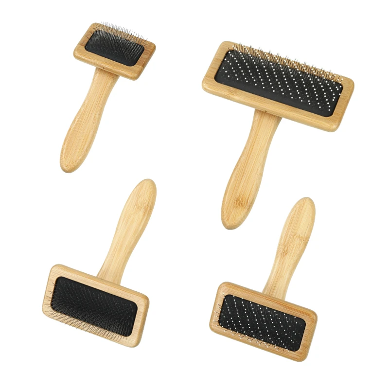 ECO-BAMBOO 汎用スリッカーブラシ スチールピン付き