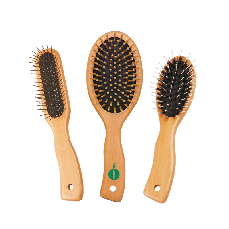 ミックスブラストル木製パドルヘアブラシ 卸売用